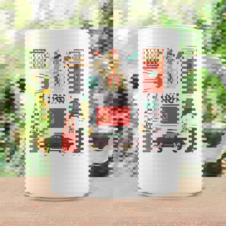 ソ連属性sovi8ビンテージプロパガンダ。 コーヒーマグ ギフトのアイデア