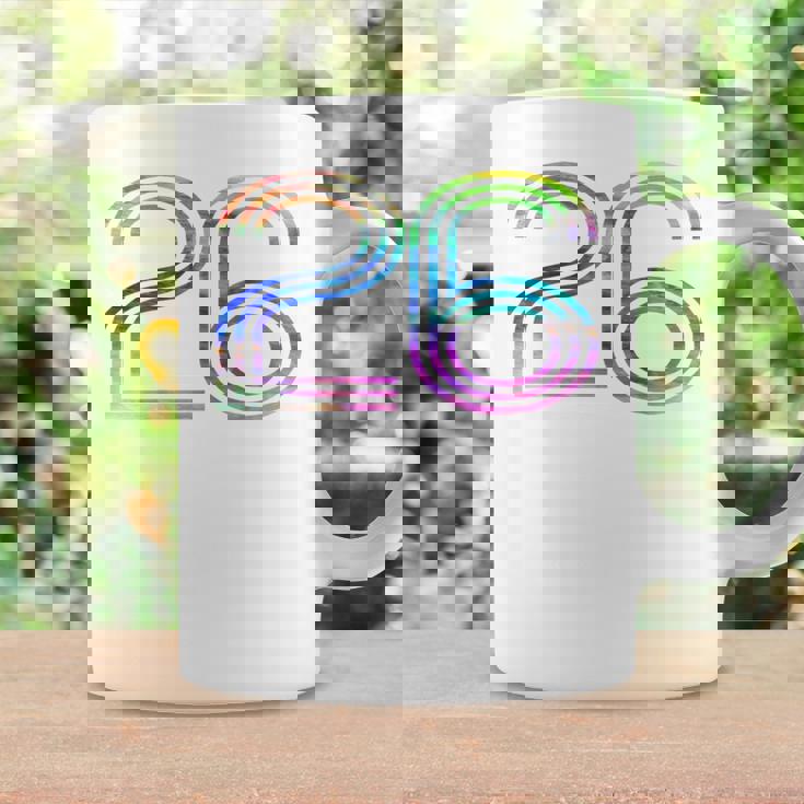 タイダイシャツ ナンバー26 レトロユニフォーム バックプリントジャージ コーヒーマグ ギフトのアイデア