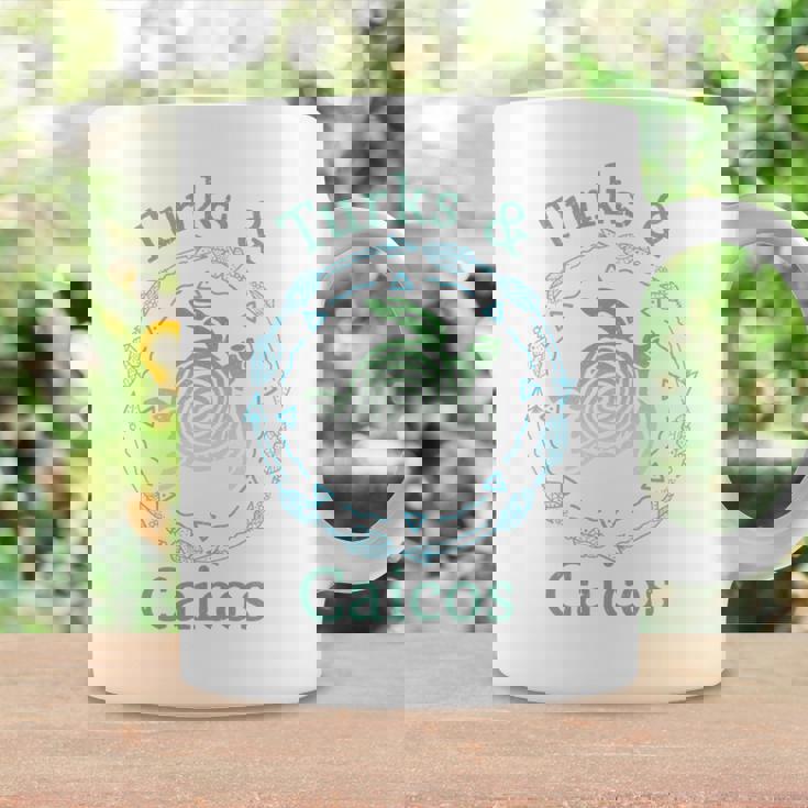 タークス・カイコス島 シャツ ヴィンテージ トライバル カメ 長袖tシャツ コーヒーマグ ギフトのアイデア