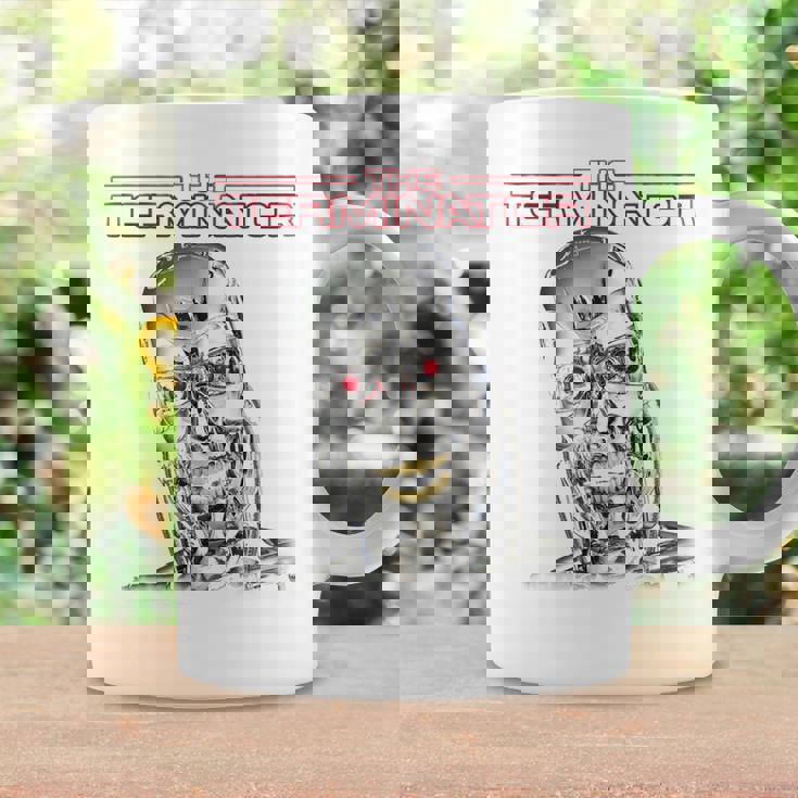 ターミネーターt-800ヘッドレトロサイボーグゲーマークラシックsf。 コーヒーマグ ギフトのアイデア