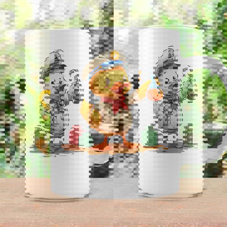 ダックビーイング・ア・オイラー、キュートなデザイン。 コーヒーマグ ギフトのアイデア