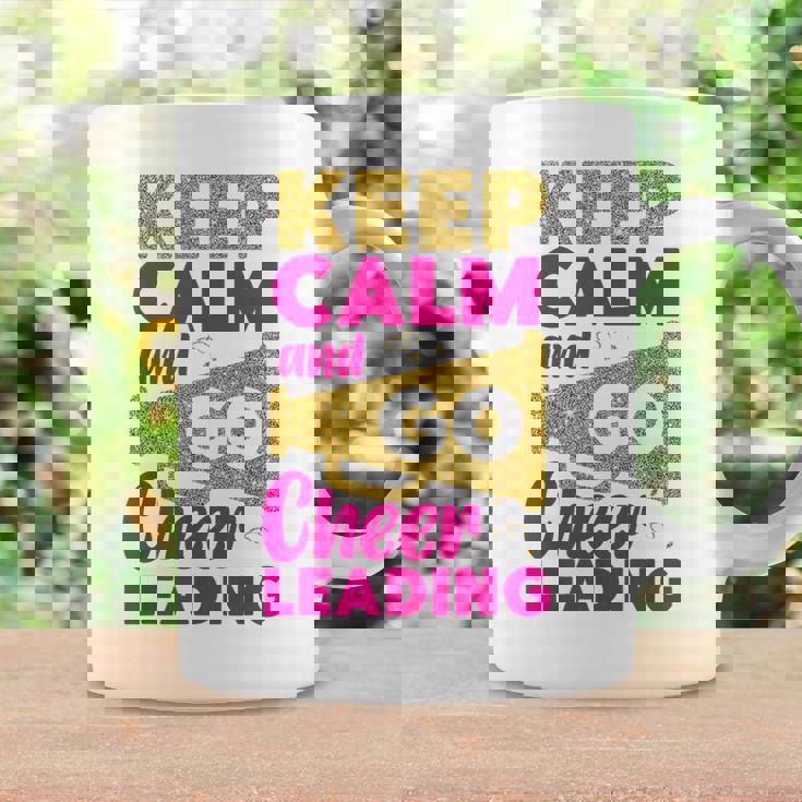 チア チアリーディング Keep Calm And Go チアリーディング コーヒーマグ ギフトのアイデア