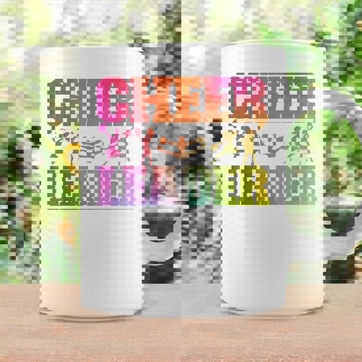 チア チアリーディング 水彩 レインボー チアリーダー コーヒーマグ ギフトのアイデア