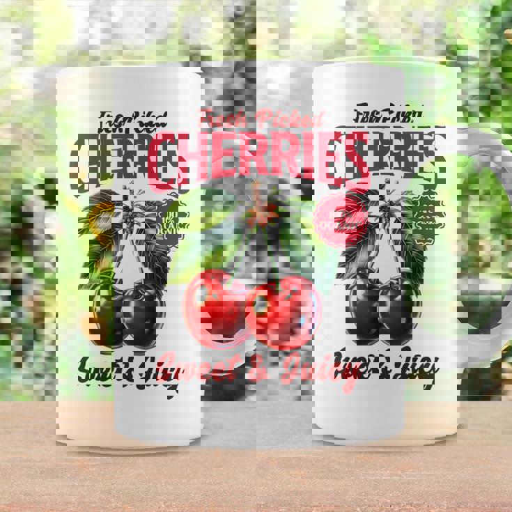 チェリーファーマーズマーケット フレッシュピックチェリー チェリー好き コーヒーマグ ギフトのアイデア