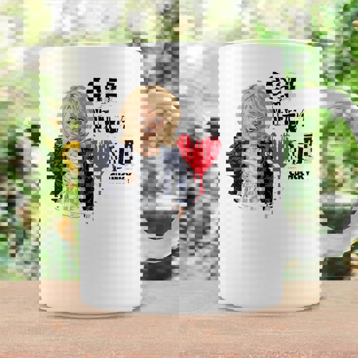 チャッキー・ティファニー・イート・ユア・ハート・アウト・バレンタイン コーヒーマグ ギフトのアイデア