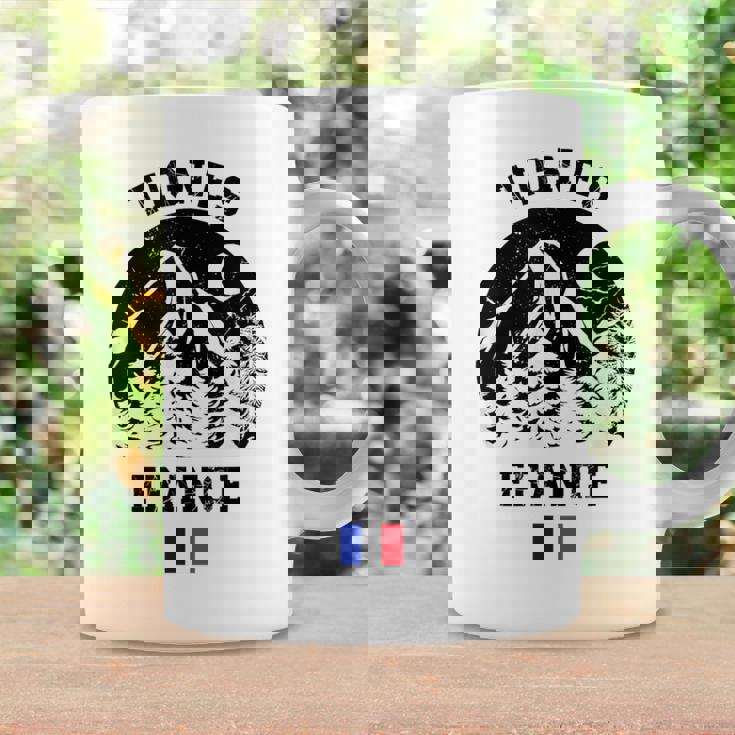 ティニュ フランス アルプス スキー場 アルペンスキー フランス国旗 コーヒーマグ ギフトのアイデア