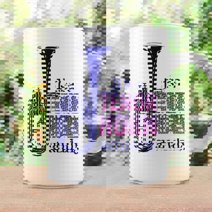 テナーホーンブラスバンドマーチングバンドおもしろ音楽 Alto Horn Or Tenor Horn Joke コーヒーマグ ギフトのアイデア