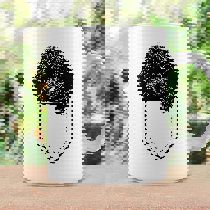 トイプードルのポケット コーヒーマグ ギフトのアイデア