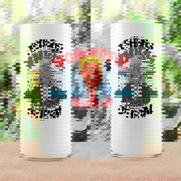 トランプ 今年一番素晴らしい用語 クリスマス 長袖tシャツ コーヒーマグ ギフトのアイデア