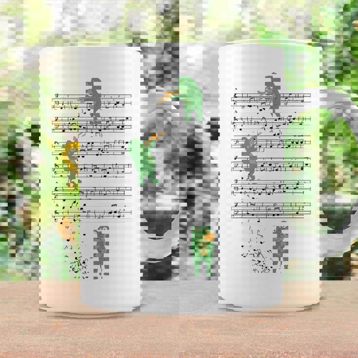 トロンボーン奏者 カエル トロンボーン好きのトロンボーン愛好家 トロンボーン音記号 コーヒーマグ ギフトのアイデア