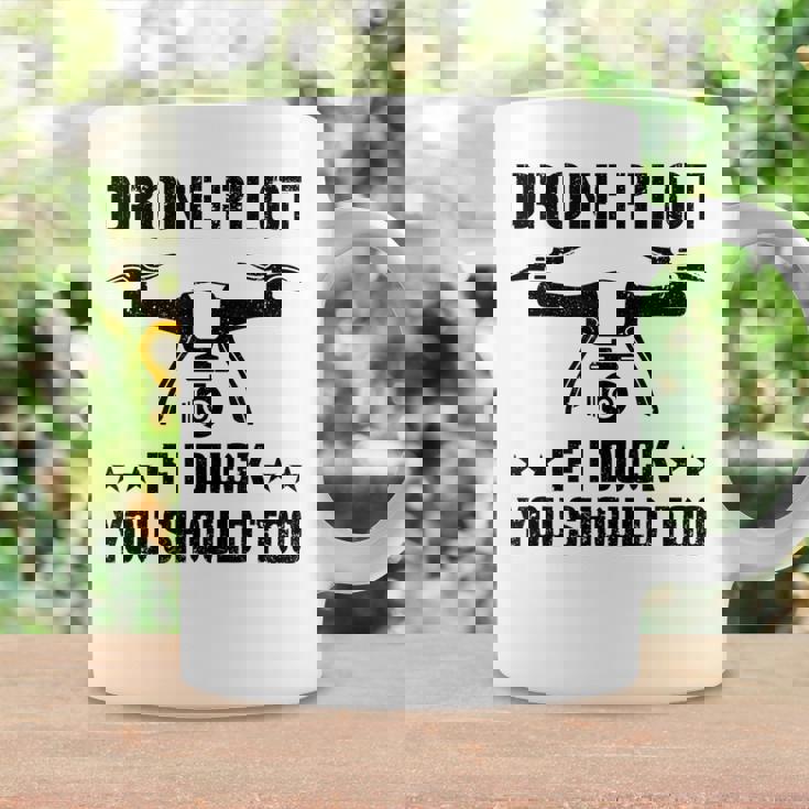 ドローン パイロット If I Duck Youhould Too ドローン フライングドローン Rc コーヒーマグ ギフトのアイデア