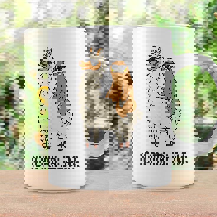 ナマケモノ乗り ラマ ノープルーラマ ラマ コーヒーマグ ギフトのアイデア