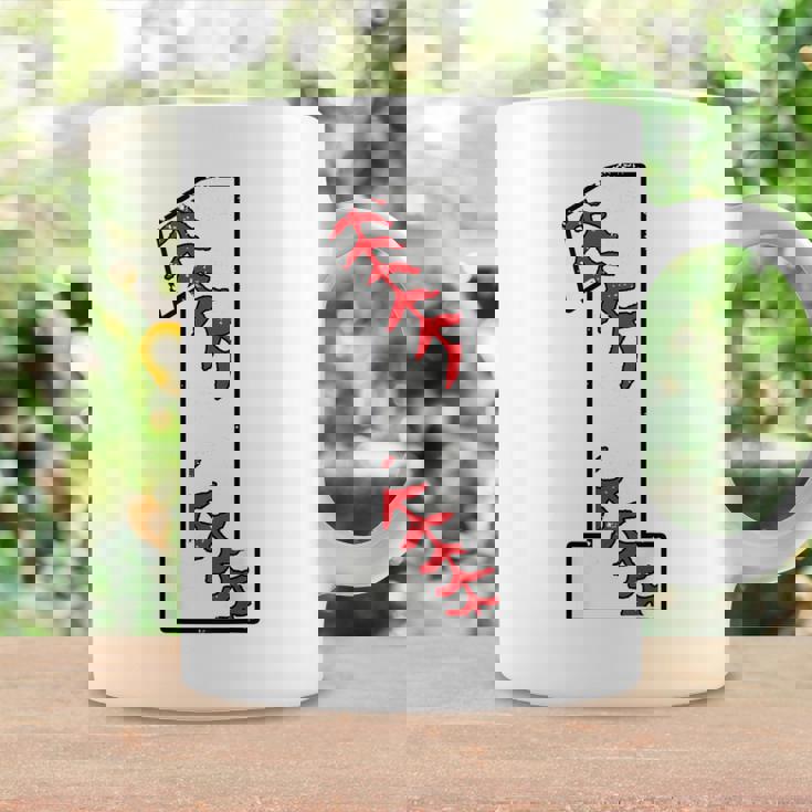 ナンバー1 ベースボールジャージー ナンバー1 背面にプリント コーヒーマグ ギフトのアイデア