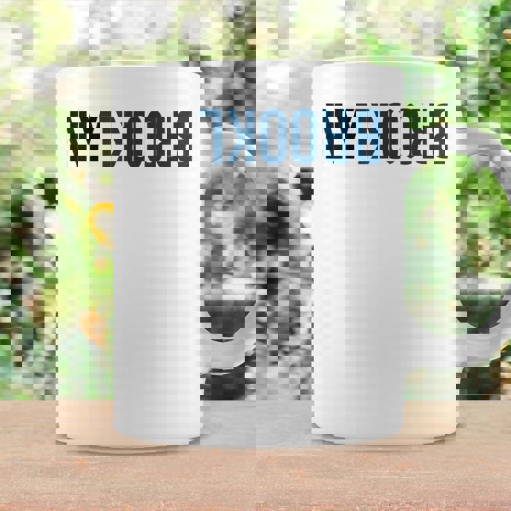 ニューヨークのファンのためのニューヨークブルックリンクリエイティブフリップデザイン コーヒーマグ ギフトのアイデア