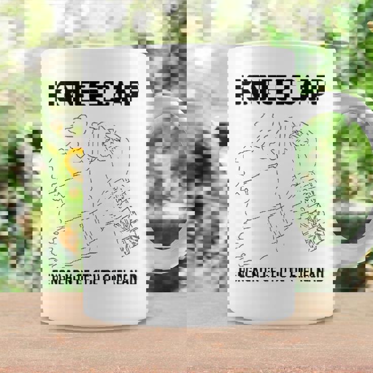 ニーキャップ・イングランドはアイルランドから出て行け 長袖tシャツ コーヒーマグ ギフトのアイデア