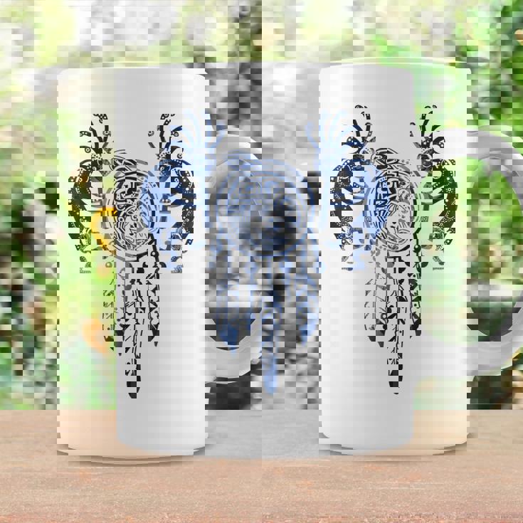 ネイティブアメリカン ココペリ クジラ ドリームキャッチャー 9 ファンファン ファン コーヒーマグ ギフトのアイデア