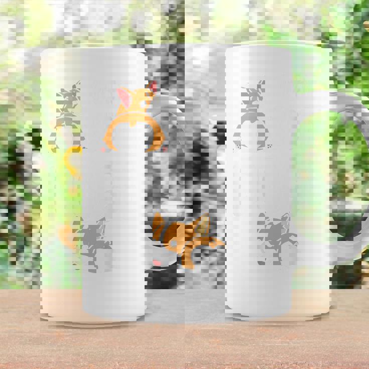 バックプリント ノッシン お尻 犬 かわいい コーギー コーヒーマグ ギフトのアイデア