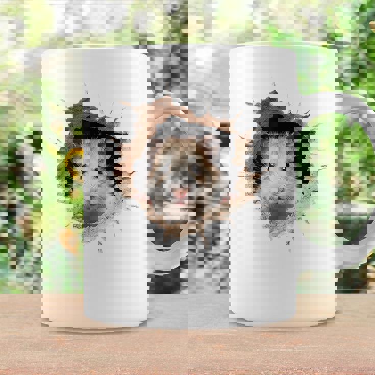 ハムスター アニマル柄 動物園 ポートレート イラスト 顔 ハムスター コーヒーマグ ギフトのアイデア