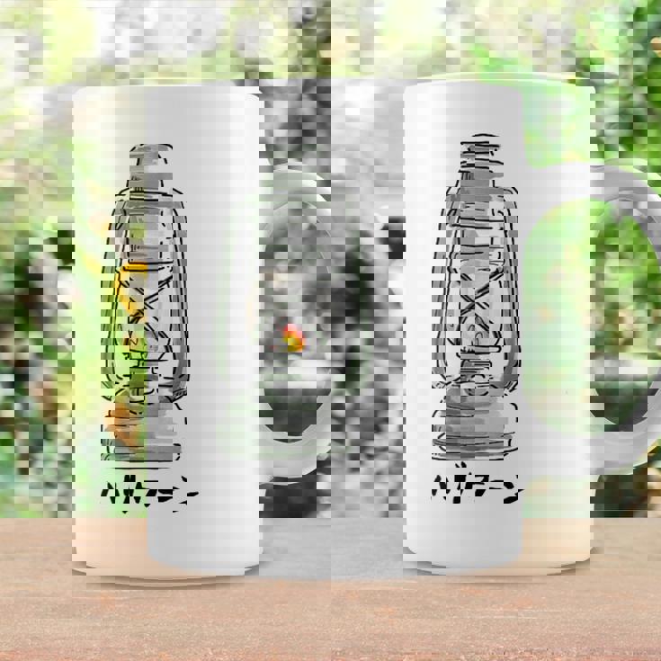 ハリケーンランタンtシャツ白 コーヒーマグ ギフトのアイデア