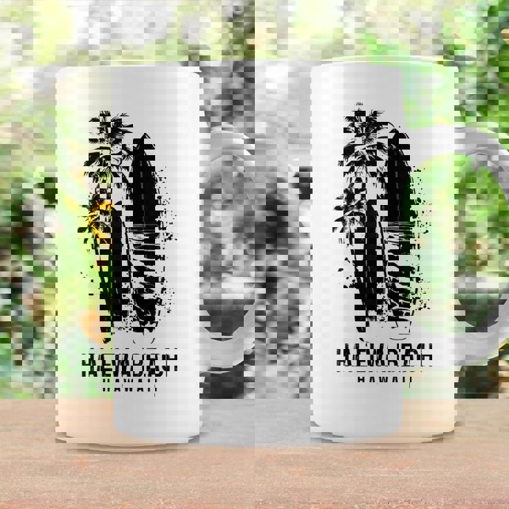 ハレイワ ビーチ ハワイ サーフィン ビンテージ サーフィン サーファー コーヒーマグ ギフトのアイデア