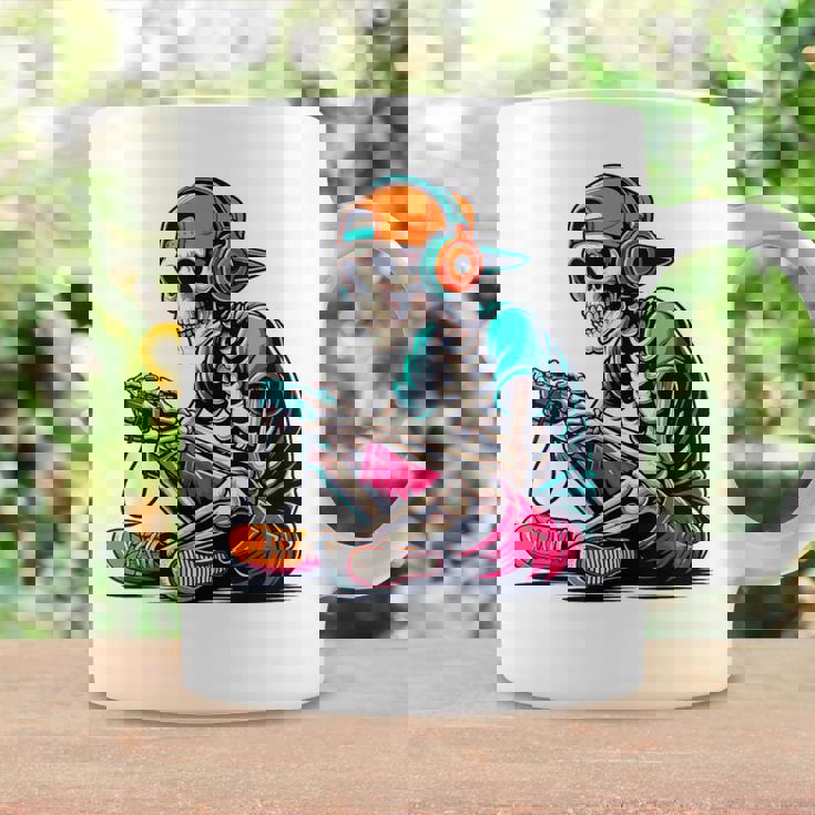 ハロウィン スケルトン ゲーマー おもしろい スケルトン コスチューム ビデオゲーム コーヒーマグ ギフトのアイデア