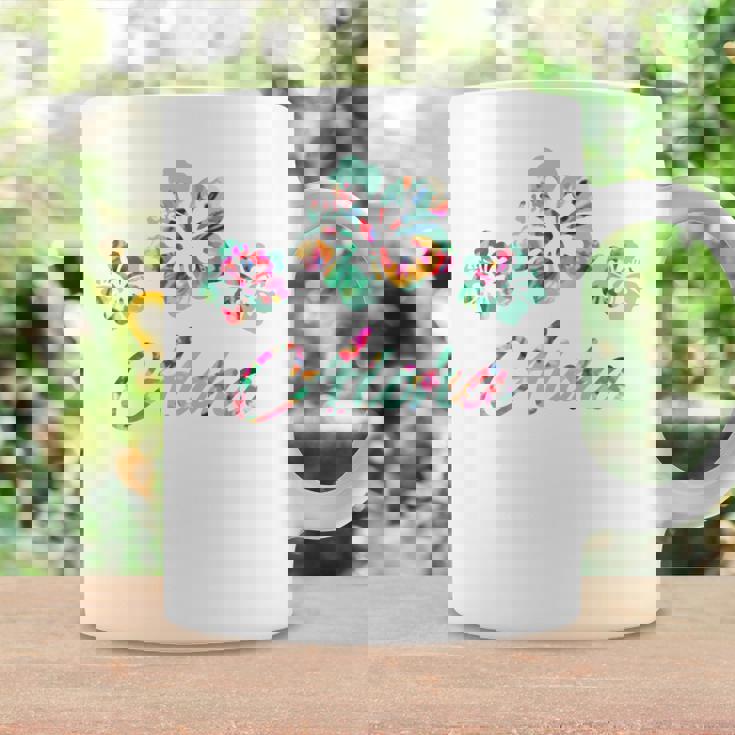 ハワイ アロハ ハワイアン ハイビスカス フラワー ハワイ サーファー 長袖tシャツ コーヒーマグ ギフトのアイデア