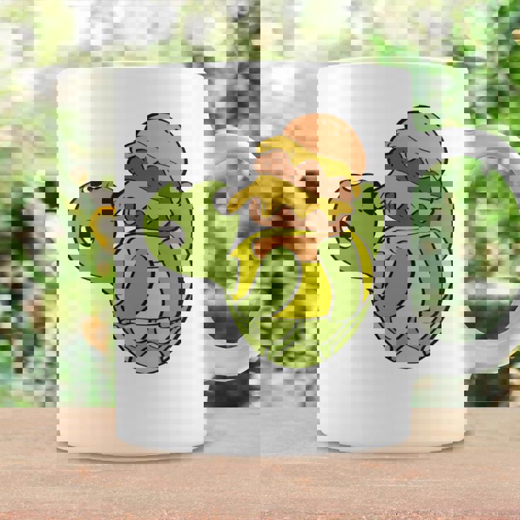 ハンバーガーを食べるかわいいカメ 面白いハンバーガー 長袖tシャツ コーヒーマグ ギフトのアイデア