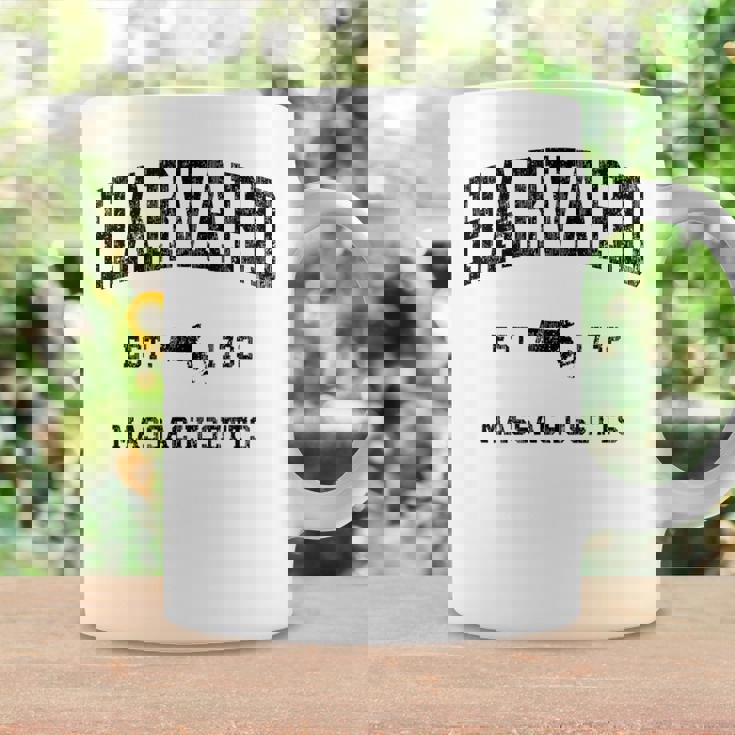 ハーバード マサチューセッツ Ma ビンテージ アスレチック ブラックスポーツデザイン コーヒーマグ ギフトのアイデア