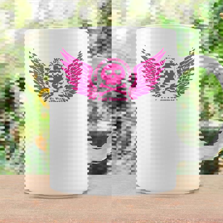 バイク おもしろ ドクロ 可愛い ハート オートバイ 羽ばたく翼 バックプリント 天使 コーヒーマグ ギフトのアイデア