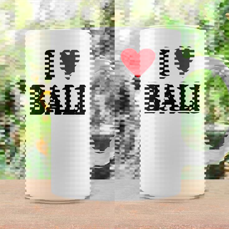 バケーションアイランドハート-ファニーアイラブバリ コーヒーマグ ギフトのアイデア