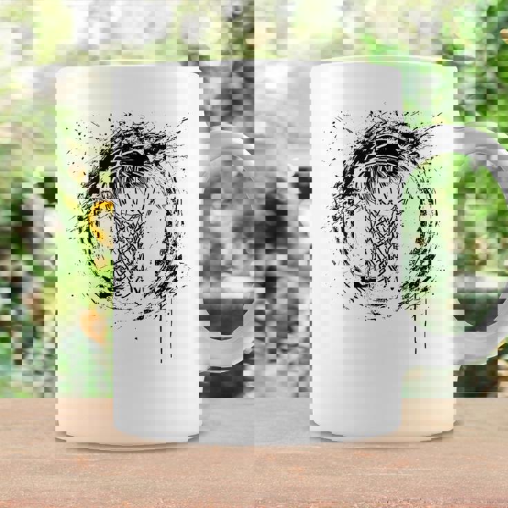 バスケットボールフープグラフィティレジャースポーツ コーヒーマグ ギフトのアイデア