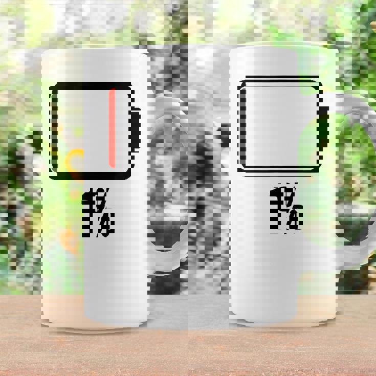 バッテリー1 1残り バッテリー切れtシャツバッテリー低 コーヒーマグ ギフトのアイデア