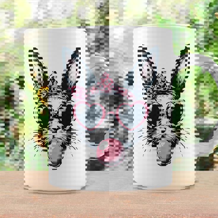 バニーフェイス サングラス付き イースターデー 男の子 男性 子供 コーヒーマグ ギフトのアイデア