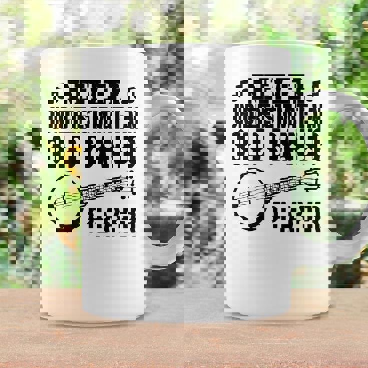 メンズ バンジョーじいさんバンジョーインストラクター コーヒーマグ ギフトのアイデア