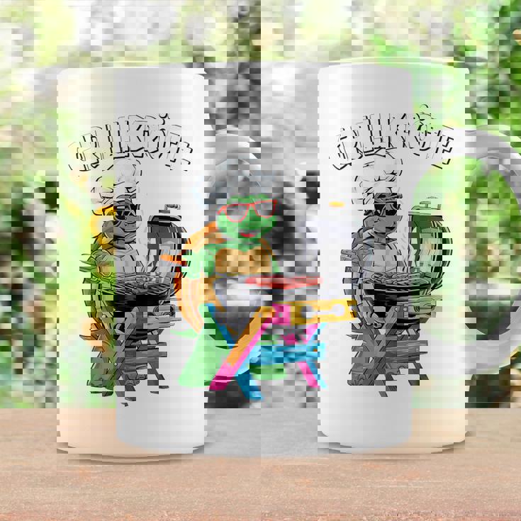 バーベキュー ヒキガエル 面白い 亀 バーベキュー ジャンパー 面白い コーヒーマグ ギフトのアイデア