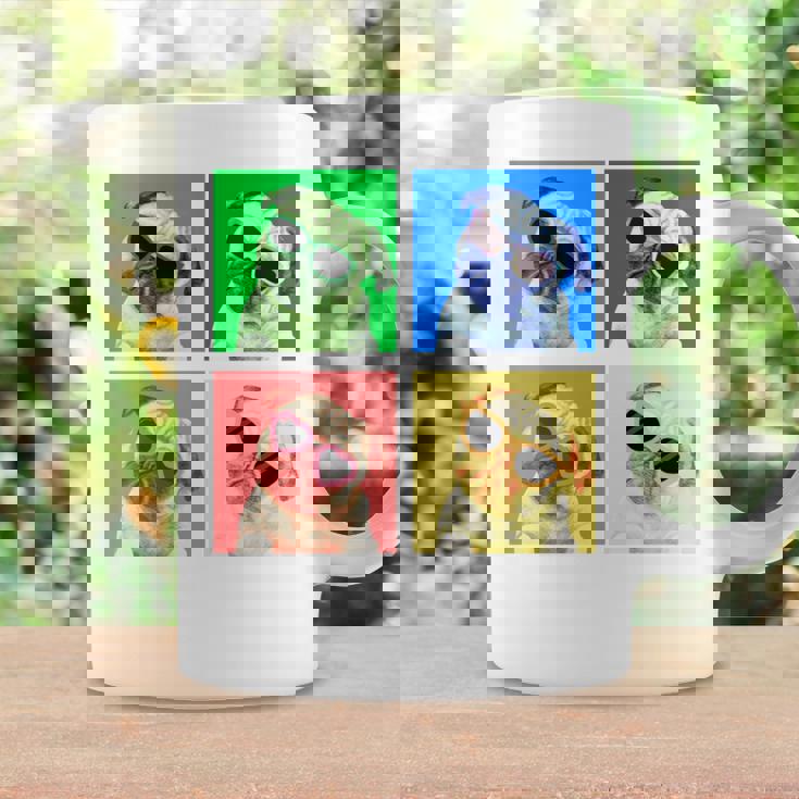 パグ 面白いtシャツ 犬 かわいい メンズ 子供 おもしろ 服 雑貨 グッズ ネタ わんこ イヌ 黒パグ 長袖tシャツ コーヒーマグ ギフトのアイデア