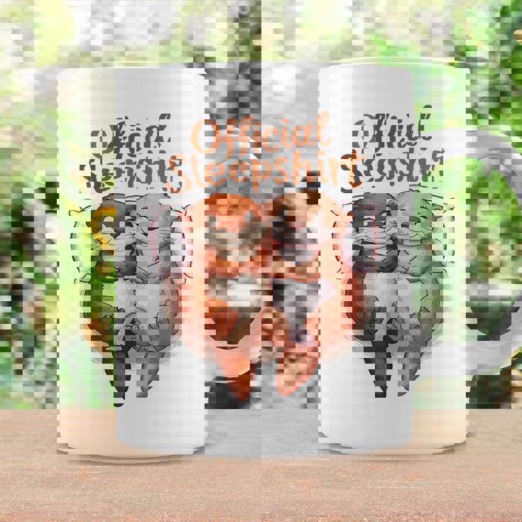 パジャマ バレンタイン カワウソ ラブ コーヒーマグ ギフトのアイデア