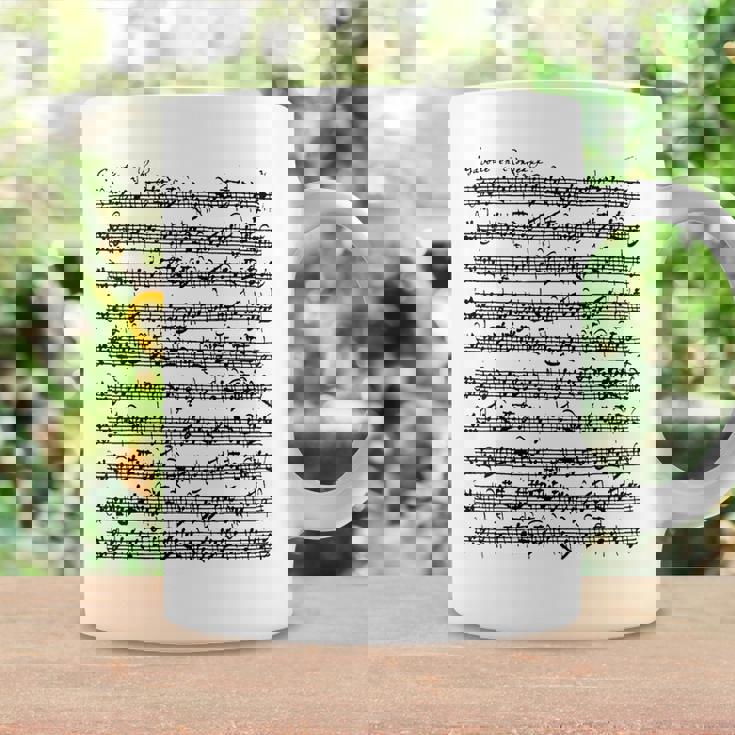 パルティータ ホ長調 ガヴォッテ ソロ ヴァイオリン ヨハン・セバスティアン・バッハ コーヒーマグ ギフトのアイデア