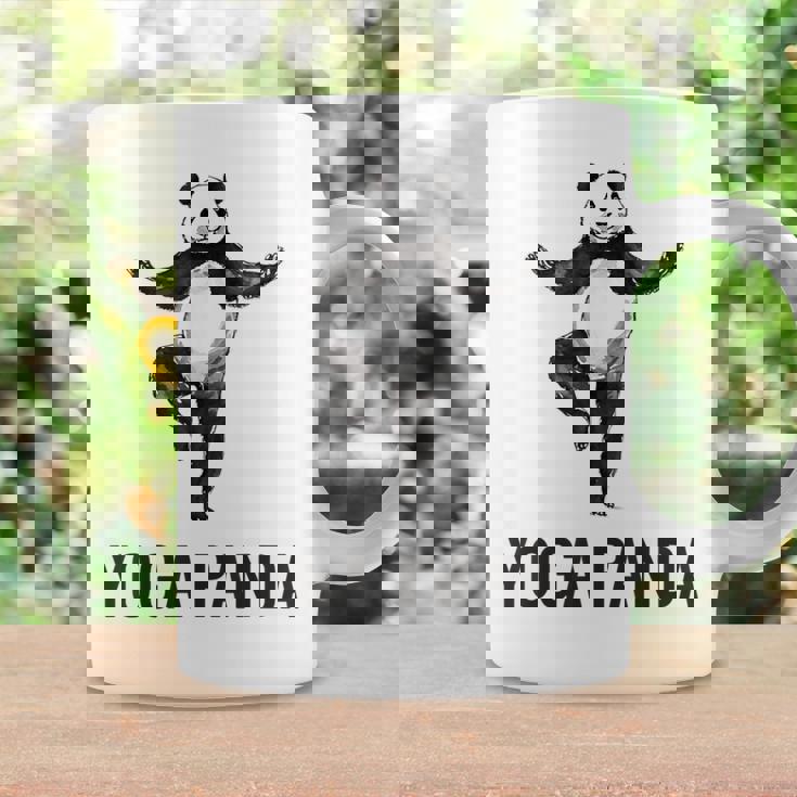 パンダ ヨガポーズ 水墨画 おもしろ 運動 和風 動物 コーヒーマグ ギフトのアイデア