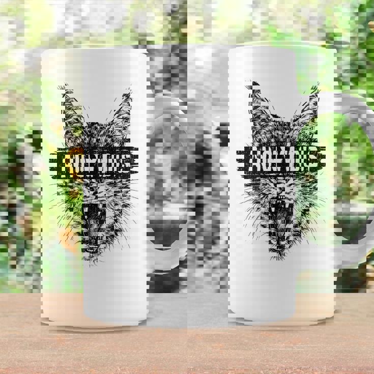 ヒップホップ Y2k Hip Hop Cat ヴィンテージ レトロ エッジの効いたバックプリント ストリートウェア 猫 コーヒーマグ ギフトのアイデア