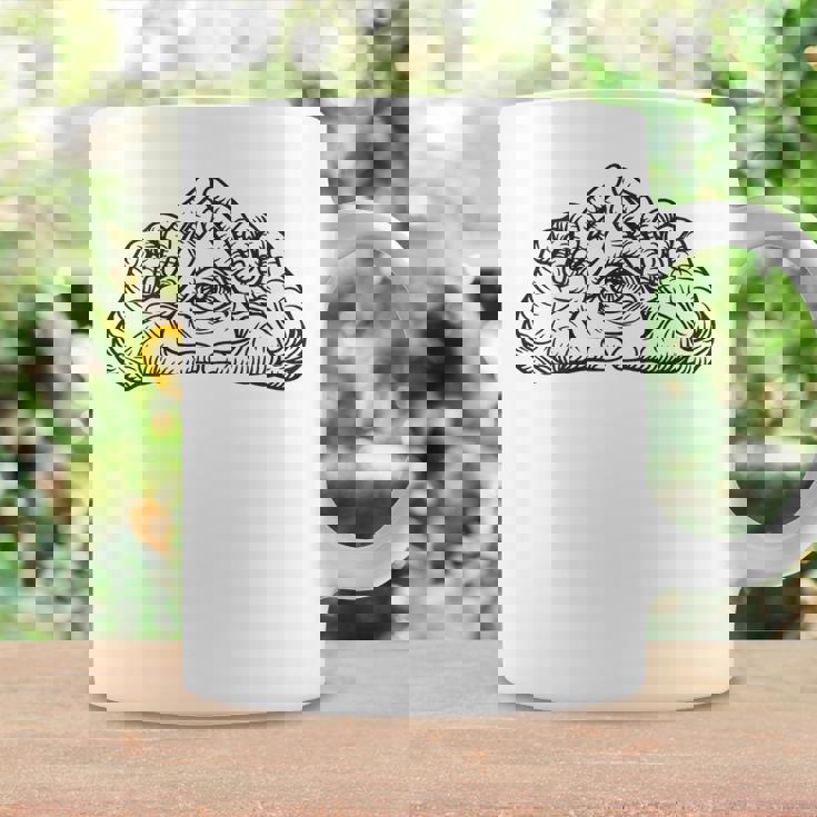 ヒップホップ Y2k Hip Hop ヴィンテージ レトロ エッジの効いたバックプリント ストリートウェア イルミナティ コーヒーマグ ギフトのアイデア