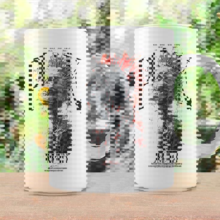 ヒップホップ ヴィンテージ エッジの効いた Y2k バックプリント ストリートウェア パンク スカル コーヒーマグ ギフトのアイデア