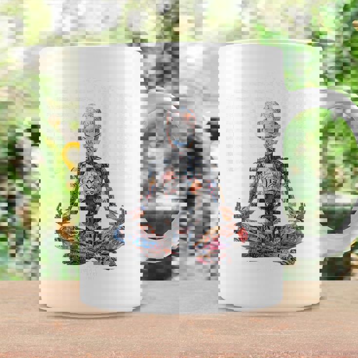 ヒップホップ ヴィンテージ エッジー アーバン Y2k Hip Hopバックプリント ストリートウェア ロボット コーヒーマグ ギフトのアイデア