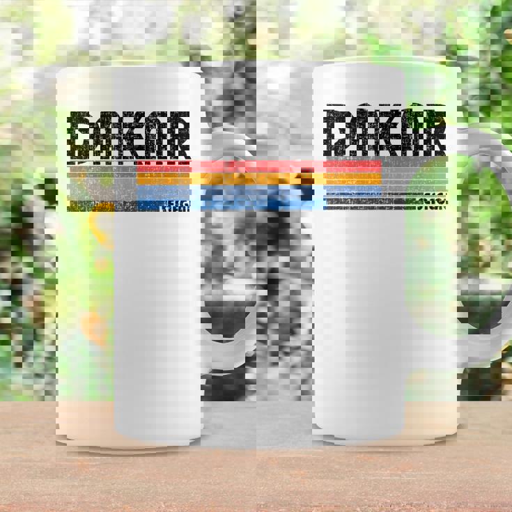 ビンテージ70年代80年代スタイルのダカール、セネガル。 コーヒーマグ ギフトのアイデア