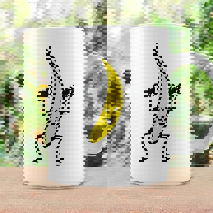 メンズ ファニースティックフィギュア フィットネス バナナダンベル トレーニング コーヒーマグ ギフトのアイデア