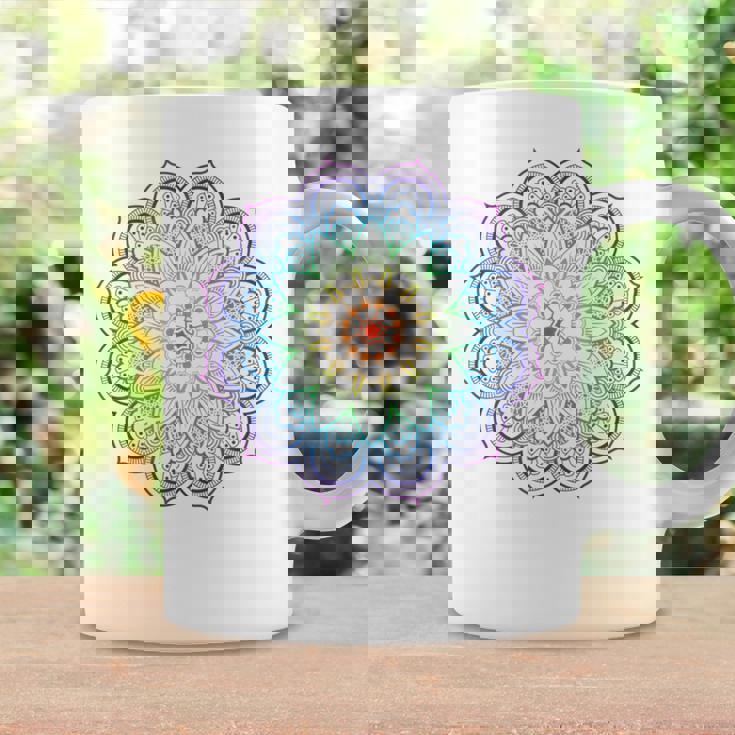 フラワー オブ ライフ フラワー ライト ワーカー スピリチュアル コーヒーマグ ギフトのアイデア