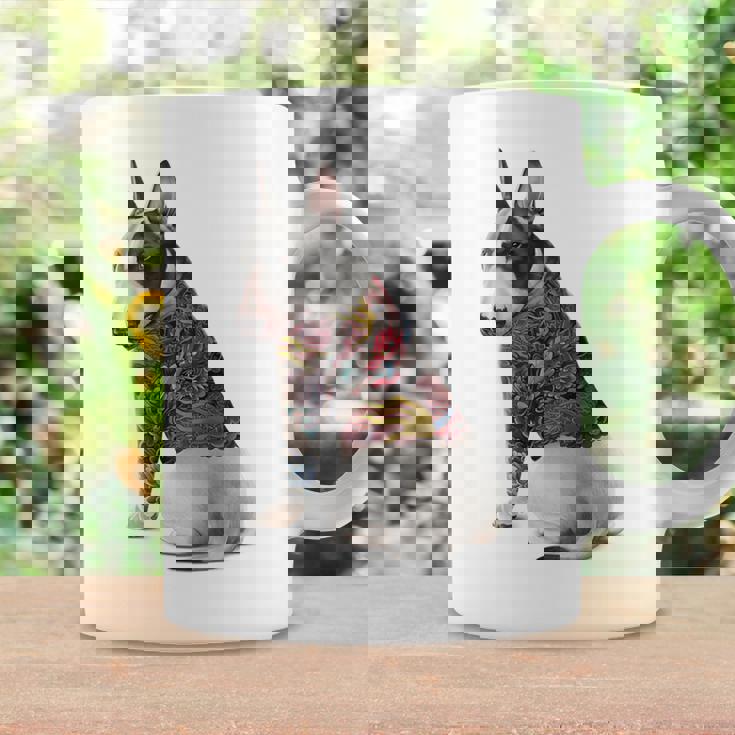 ブルテリア犬 日本龍 タトゥー入り イレズミ コーヒーマグ ギフトのアイデア