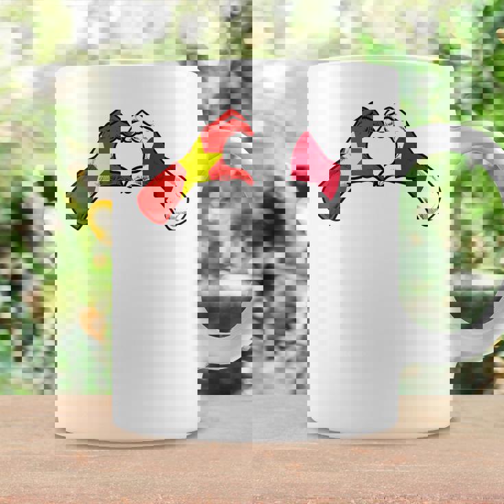 ベトナム日本国旗 ベトナムの日本のハート コーヒーマグ ギフトのアイデア