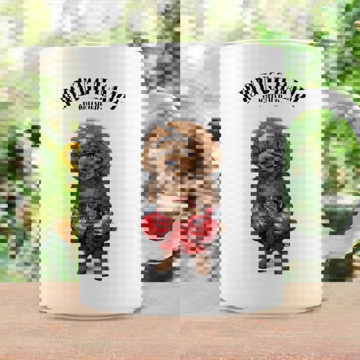 ボクシングチャンピオン プードル ドッグファイター コーヒーマグ ギフトのアイデア