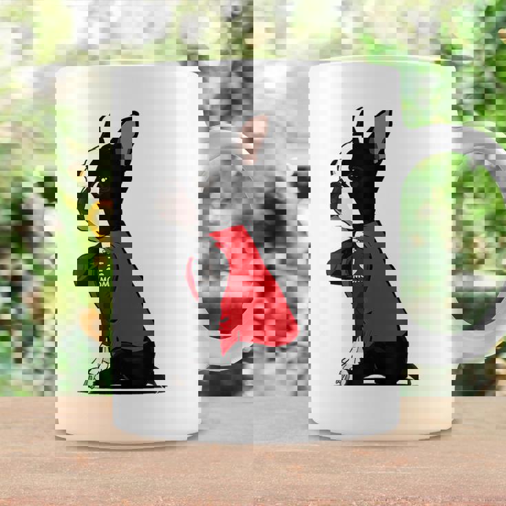 ボストンテリア I Love Mom タトゥーシャツ 面白いボストンテリア コーヒーマグ ギフトのアイデア